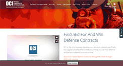 Desktop Screenshot of dcicontracts.com